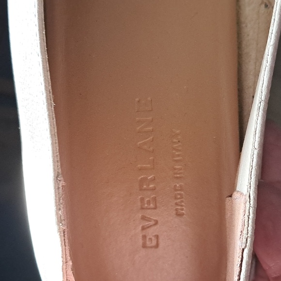 Everlane Women Italian Leather Day Glove Cream Flat Shoes Size 9 Ballet Neutral - Picture 5 of 8